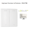 Doigt pour Inverseur de persienne LOGUS 90613TBR Blanc