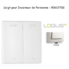 Doigt pour Inverseur de persienne LOGUS 90613TGE Glace