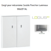 Doigt Double Fonction Lumineux Logus 90615TAL Alumine