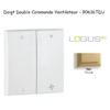 Doigt double pour commande ventillateurs LOGUS 90616TDU