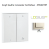 Doigt double pour commande ventillateurs LOGUS 90616TMF