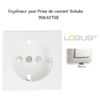 Doigt pour prise de courant schuko LOGUS 90632TGE Glace