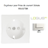 Doigt pour prise de courant schuko LOGUS 90632TBR Blanc
