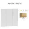 Doigt triple LOGUS 90661TDU Doré