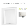 Enjoliveur rosette sortie de câble LOGUS 90671TGE Glace