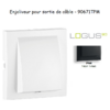 Enjoliveur rosette sortie de câble LOGUS 90671TPM Noir MAT