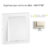 Enjoliveur rosette sortie de câble LOGUS 90671TMF Ivoire