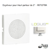 Enjoliveur pour haut parleur 2'' logus90 90710TBR Blanc