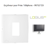 Enjoliveur pour prise de téléphone Logus 90712TIS Gris