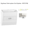 Enjoliveur pour interrupteur card-system LOGUS 90731TGE Glace