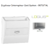 Enjoliveur pour interrupteur card-system LOGUS 90731TAL Alumine