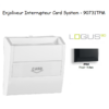 Enjoliveur pour interrupteur card-system LOGUS 90731TPM Noir MAT