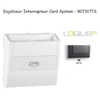 Enjoliveur pour interrupteur card-system LOGUS 90731TIS Gris