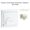 Enjoliveur pour interrupteur Card System Logus 90 90733TMF Ivoire