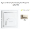 Enjoliveur pour interrupteur Card System Logus 90 90733TPE Perle