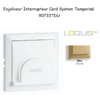Enjoliveur pour interrupteur Card System Logus 90 90733TDU Doré