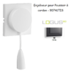 Enjoliveur pour poussoir à cordon LOGUS 90741TIS Gris