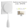 Enjoliveur pour poussoir à cordon LOGUS 90741TPE Perle
