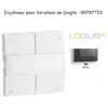 Enjoliveur pour Variateur RLC de doigts Logus 90 90747TIS Gris