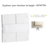 Enjoliveur pour Variateur RLC de doigts Logus 90 90747PE Perle