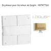 Enjoliveur pour Variateur RLC de doigts Logus 90 90747TDU Doré