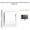 Enjoliveur pour Chonothermostat Logus 90748 TIS Gris