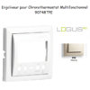 Enjoliveur pour Chonothermostat Logus 90748 TPE Perle