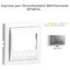 Enjoliveur pour Chonothermostat Logus 90748 TAL Alumine