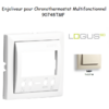 Enjoliveur pour Chonothermostat Logus 90748 TMF Ivoire