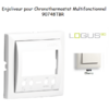 Enjoliveur pour Chonothermostat Logus 90748 TBR Blanc