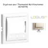 Enjoliveur pour Chonothermostat avec capteur IR Logus 90749 TPE Perle