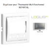 Enjoliveur pour Chonothermostat avec capteur IR Logus 90749 TAL Alumine