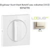 Enjoliveur pour Va-et-vient rotatif avec indication I,0,II Logus 90760 TPE Perle