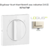 Enjoliveur pour Va-et-vient rotatif avec indication I,0,II Logus 90760 TMF Ivoire