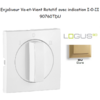 Enjoliveur pour Va-et-vient rotatif avec indication I,0,II Logus 90760 TDU Doré