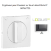 Enjoliveur pour va-et-vient et poussoir rotatif Logus 90761 TIS Gris