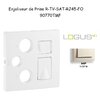 Enjoliveur pour R-TV-SAT-RJ45-FO Logus 90770 TMF