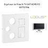 Enjoliveur pour R-TV-SAT-RJ45-FO Logus 90770 TPM