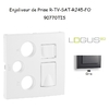 Enjoliveur pour R-TV-SAT-RJ45-FO Logus 90770 TIS