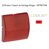 Enjoliveur pour voyant de balisage Logus 90781TVM Rouge