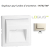 Enjoliveur pour lumière d'orientation logus 90 90782TMF Ivoire