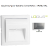 Enjoliveur pour lumière d'orientation logus 90 90782TAL Alumine