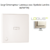Doigt pour interrupteur lumineux avec symbole lumière Logus 90797TPE