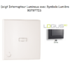Doigt pour interrupteur lumineux avec symbole lumière Logus 90797TIS