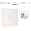 Doigt pour interrupteur lumineux avec symbole lumière Logus 90797TGE