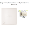 Doigt pour interrupteur lumineux avec symbole lumière Logus 90797TMF