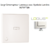 Doigt pour interrupteur lumineux avec symbole lumière Logus 90797TBR