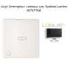 Doigt pour interrupteur lumineux avec symbole lumière Logus 90797TPM