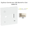 Enjoliveur pour Centrale avec USB, Bluetooth et Jack 3,5 mm 90856TPE