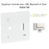 Enjoliveur pour Centrale avec USB, Bluetooth et Jack 3,5 mm 90856TBR